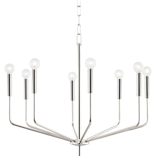 Bailey Chandelier by Mitzi. Made from steel in a modern style.