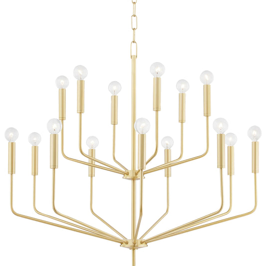 Bailey Chandelier by Mitzi. Made from steel in a modern style.