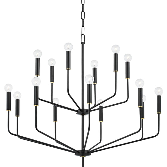 Bailey Chandelier by Mitzi. Made from steel in a modern style.