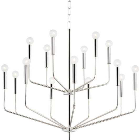 Bailey Chandelier by Mitzi. Made from steel in a modern style.