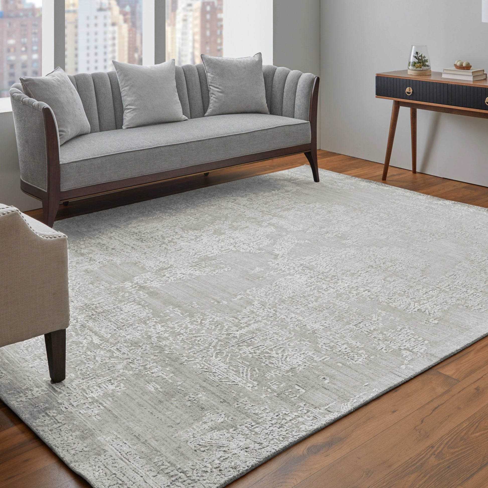 Eastfield Rug - 6989F by Feizy. Made from wool, viscose in a unique style.