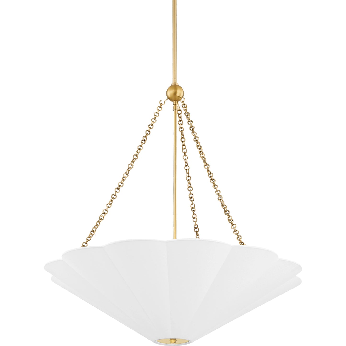 001 SI-2029539 | Additional Silo | Alana 3 Light Pendant by Mitzi in aged brass. Made from iron in a modern style.