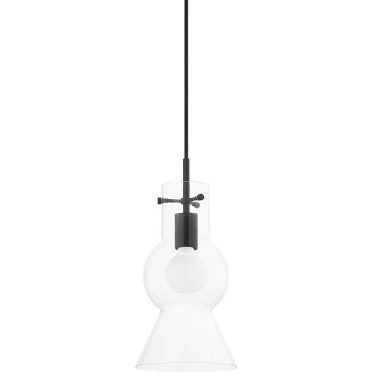 Mirabel Pendant by Mitzi in soft black. Made from steel in a modern style.
