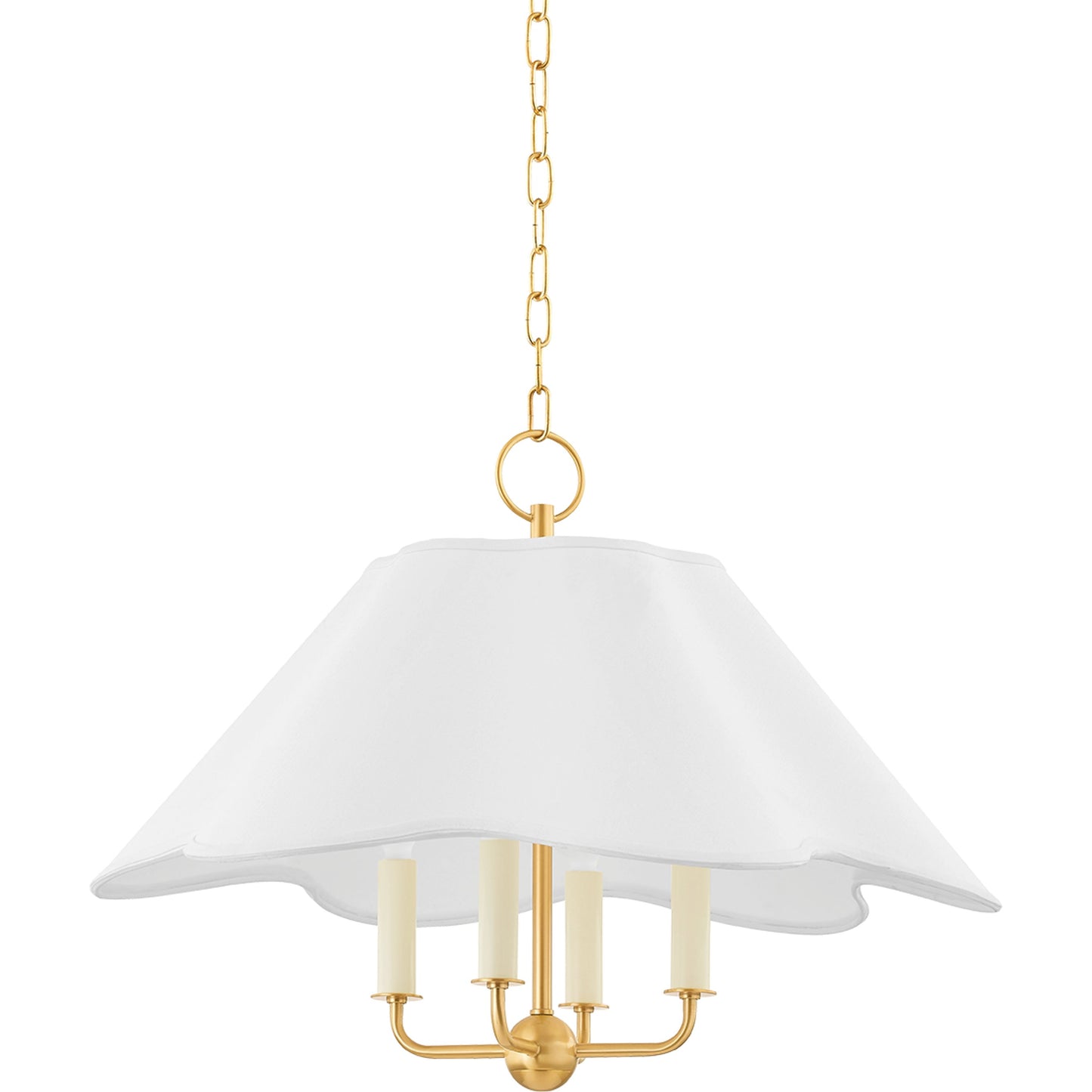 001 SI-2029663 | Primary Silo | Rosanna 4 Light Chandelier by Mitzi in aged brass. Made from steel in a modern style.