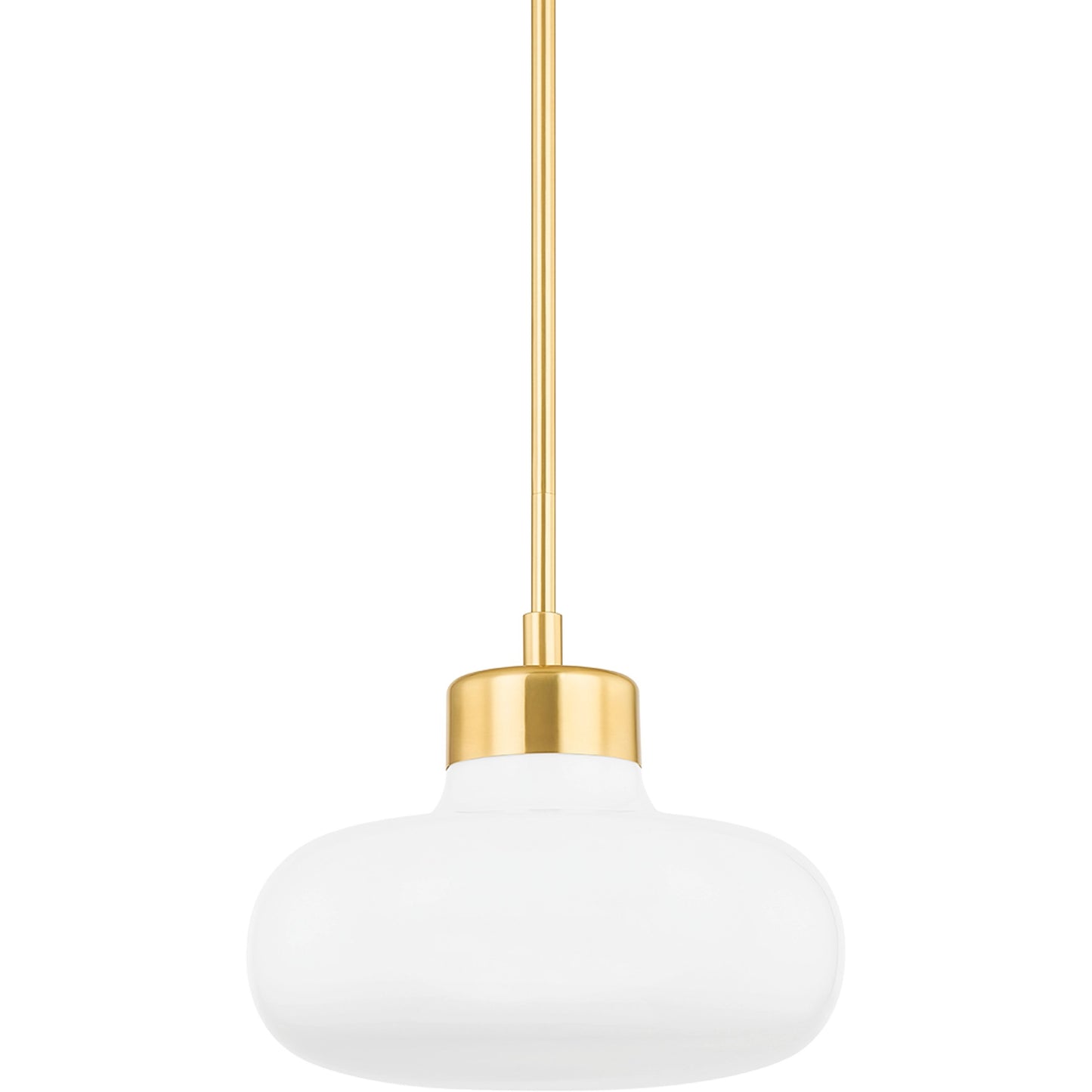 001 SI-2055309 | Primary Silo | Eliana Pendant by Mitzi in aged brass. Made from brass in a modern style.