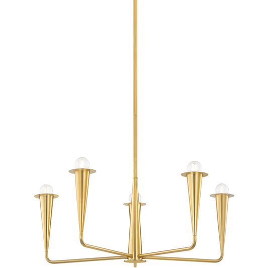 Danna 5-Light Chandelier by Mitzi. Made from steel in a modern style.