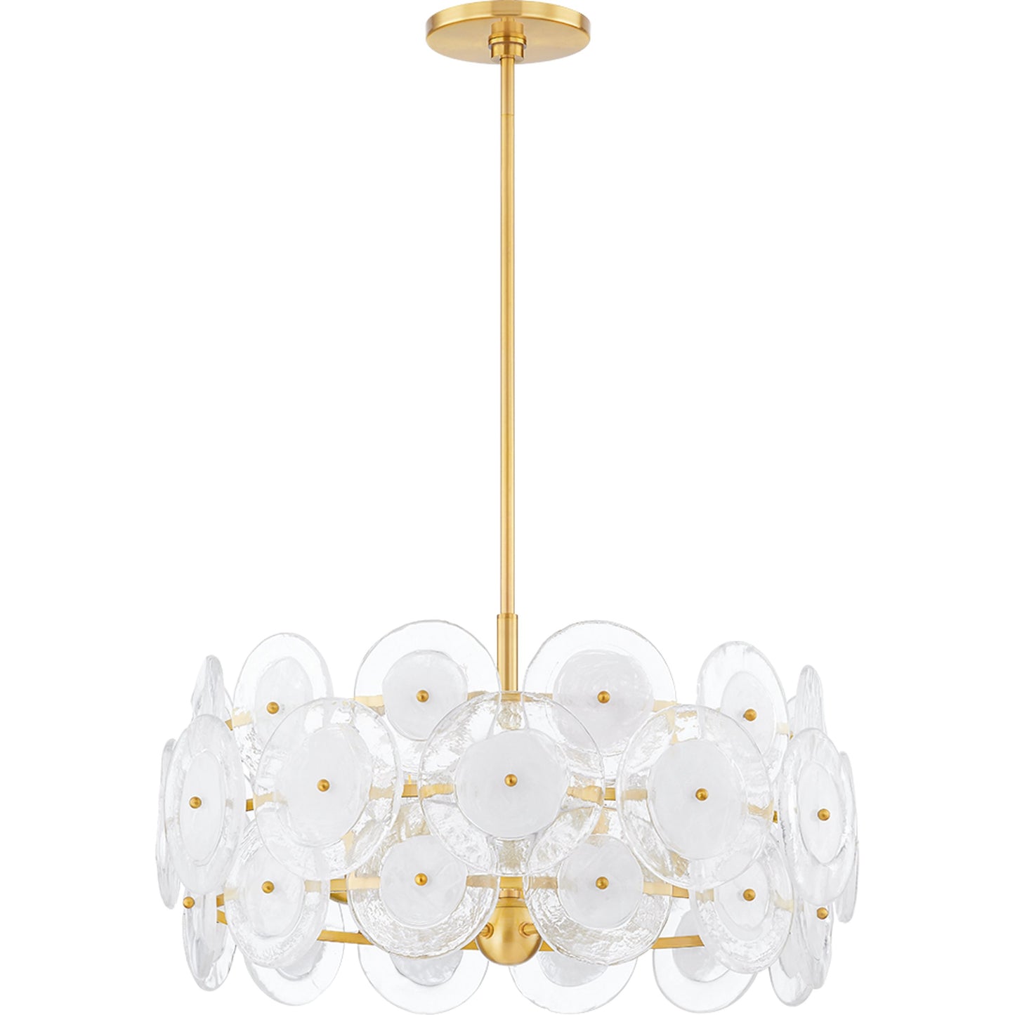 002 SI-2055350 | Additional Silo | Zoella 5 Light Chandelier by Mitzi in aged brass. Made from brass in a modern style.