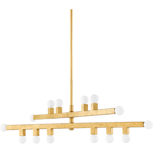 Sutter Chandelier by Mitzi. Made from steel in a modern style.