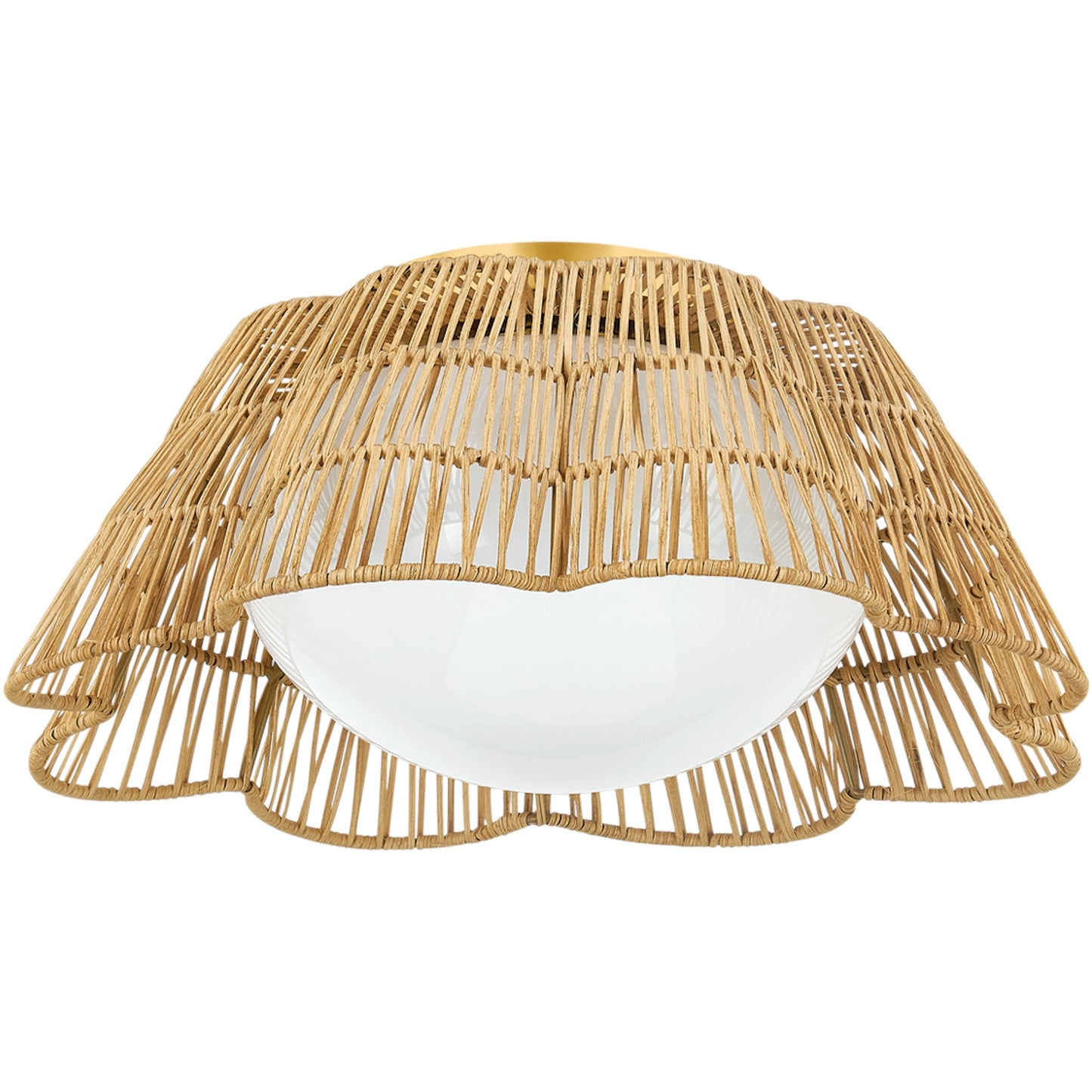 001 SI-2335887 | Primary Silo | Rosa Flush Mount by Mitzi in aged brass. Made from steel in a rustic style.