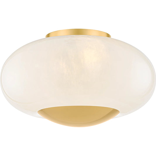Lottie Flush Mount by Mitzi. Made from glass in a transitional style.