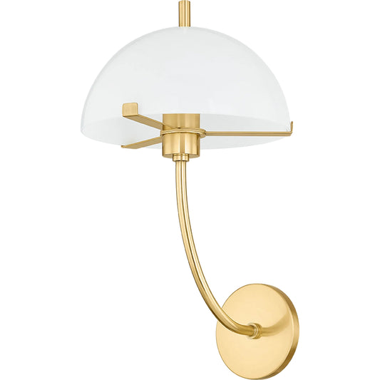 Atala Wall Sconce by Mitzi. Made from steel in a transitional style.