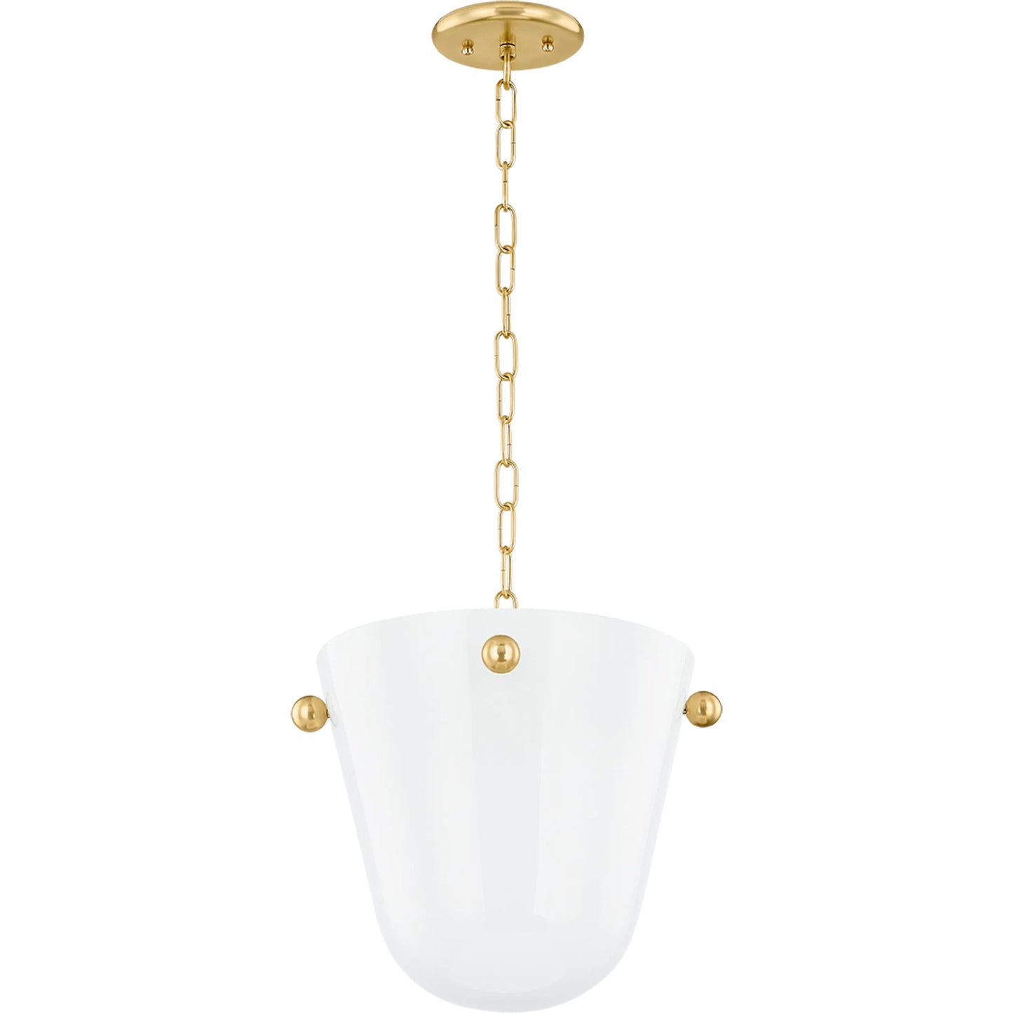 001 SI-2388374 | Primary Silo | Rima Pendant by Mitzi in aged brass. Made from steel in a unique style.
