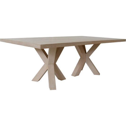 Haines Dining Table by Worlds Away. Made from hardwood solids, mdf, veneer in a modern style.