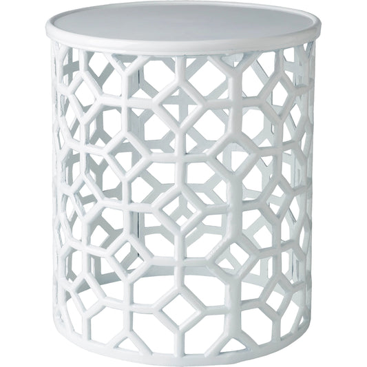 Hale - 18542 by Surya in white and powder coatedlacquered. Made from aluminum in a eclectic & global style.