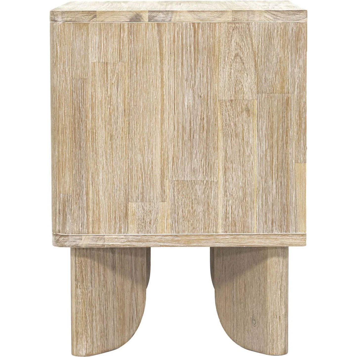005 SI-2325064 | Unknown | Haru Nightstand by LH Imports in beige and sand wash. Made from acacia, acacia veneer, mdf in a unique style.
