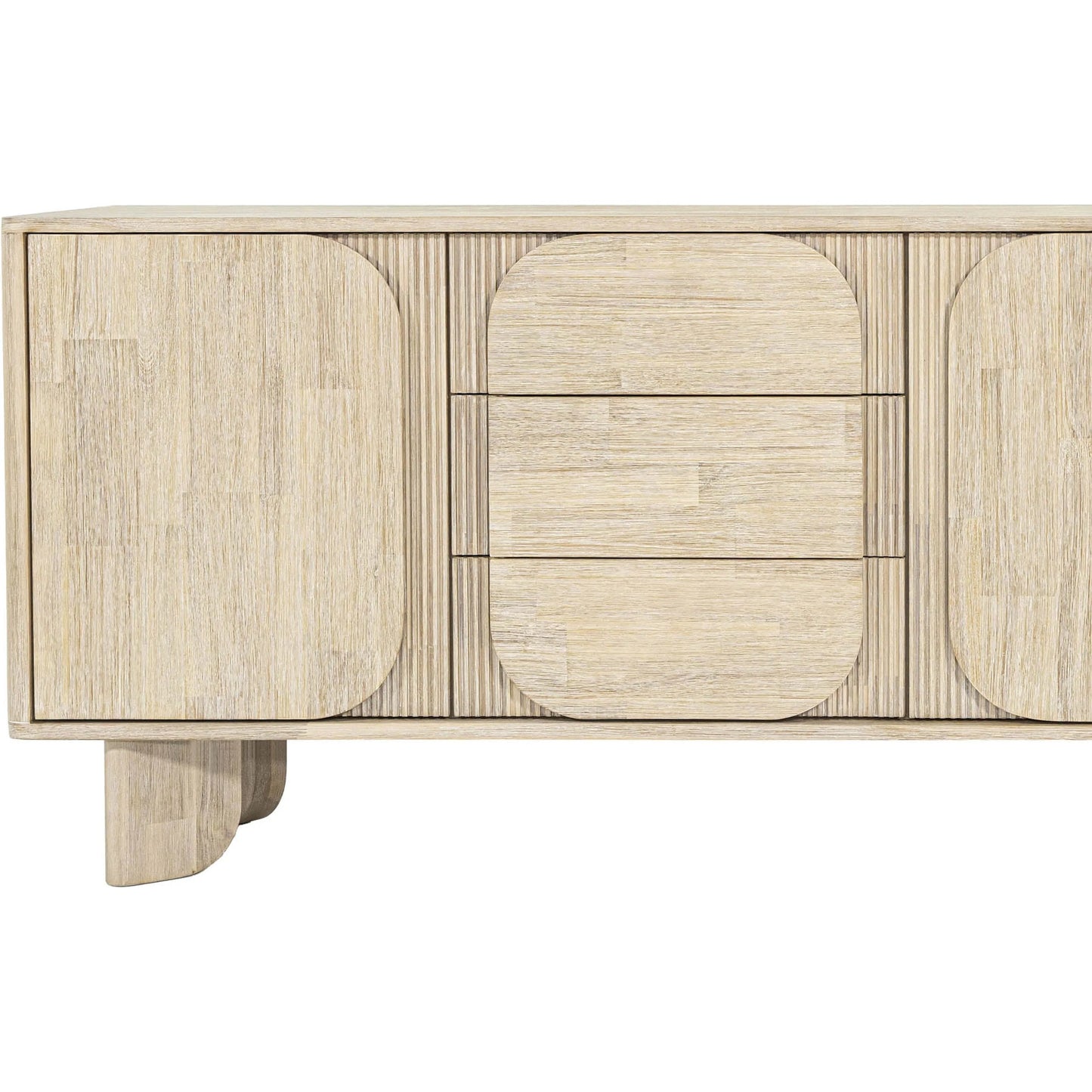 004 SI-2325065 | Unknown | Haru Sideboard by LH Imports in beige and sand wash. Made from acacia, acacia veneer, mdf in a unique style.