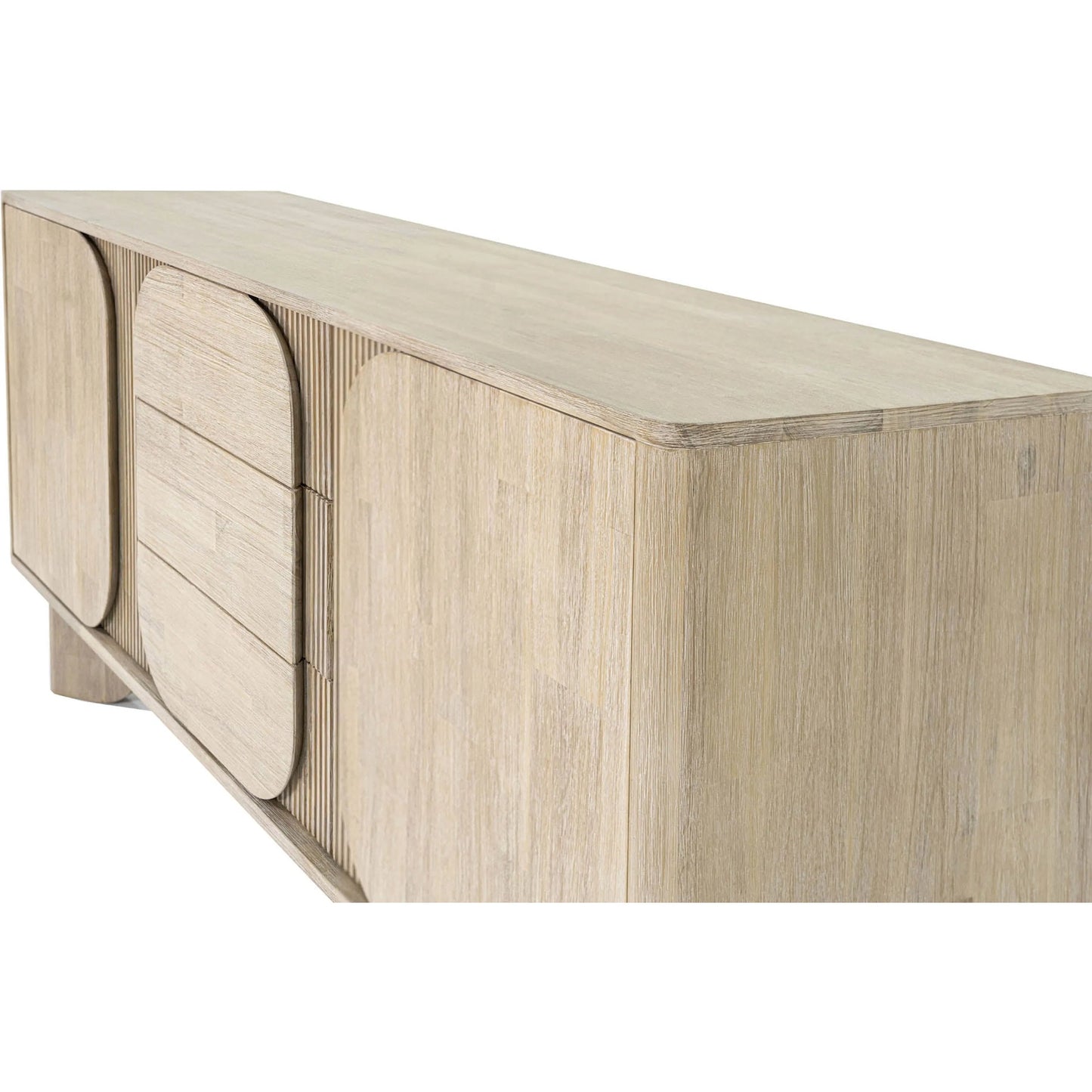 013 SI-2325065 | Unknown | Haru Sideboard by LH Imports in beige and sand wash. Made from acacia, acacia veneer, mdf in a unique style.