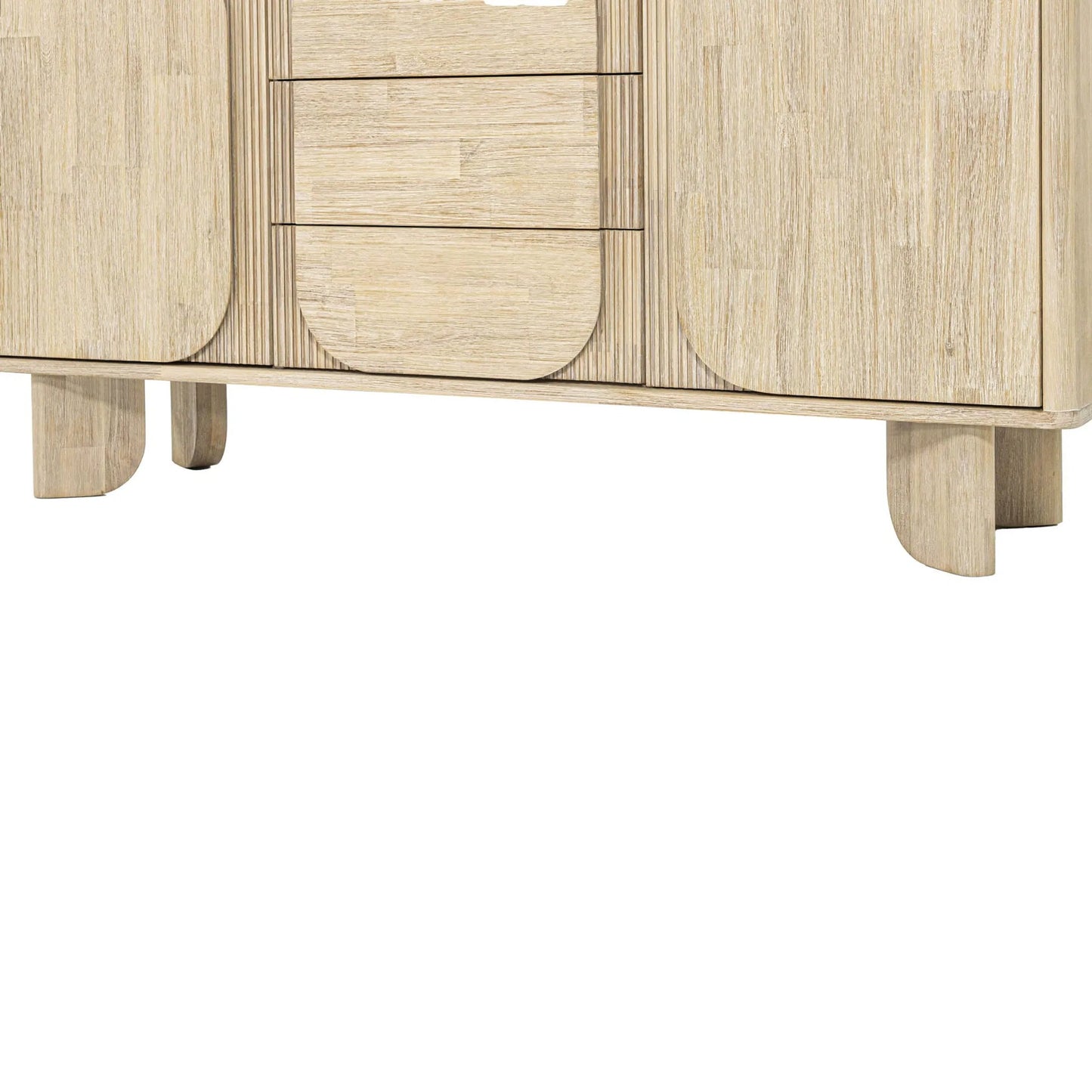 003 SI-2325065 | Unknown | Haru Sideboard by LH Imports in beige and sand wash. Made from acacia, acacia veneer, mdf in a unique style.