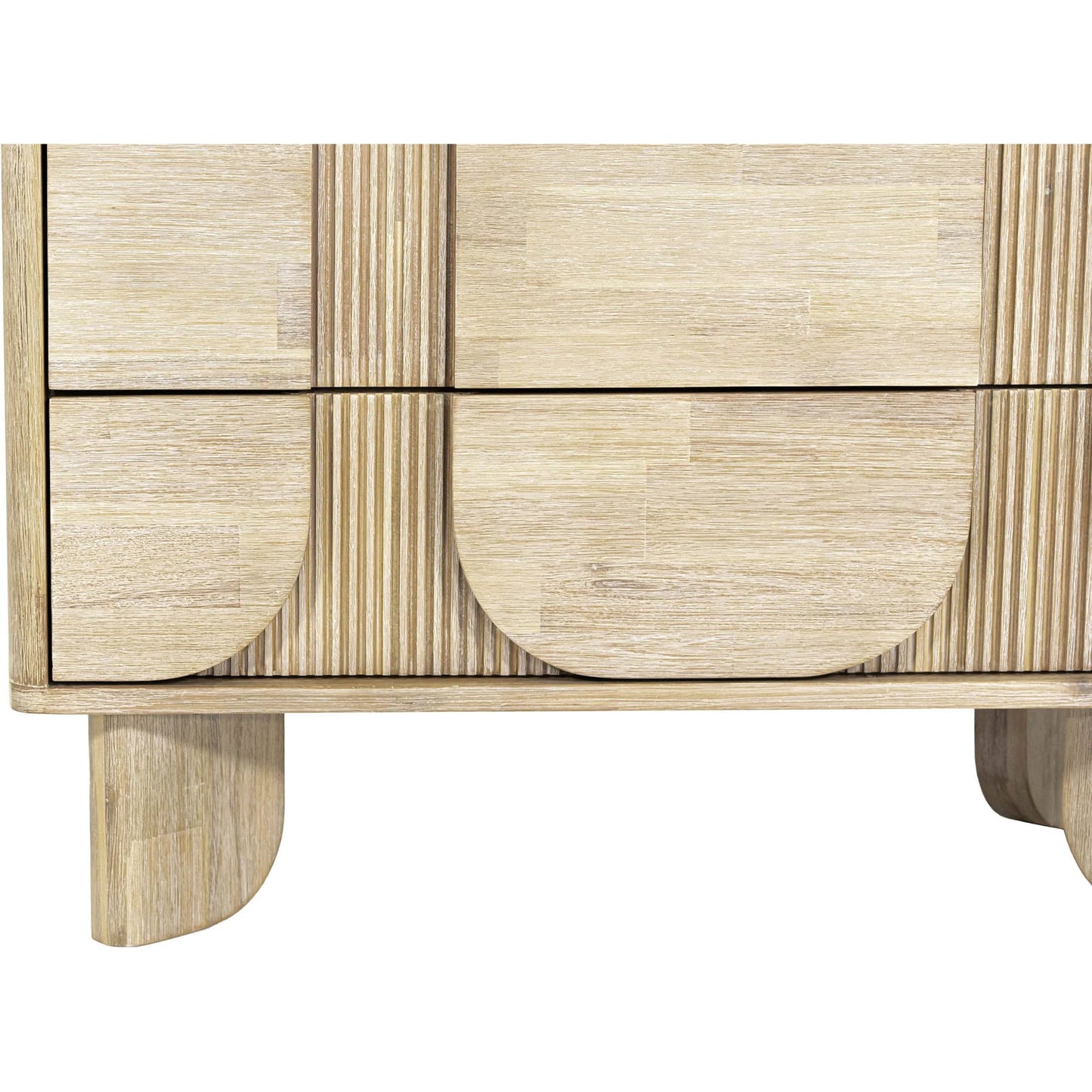 010 SI-2325066 | Unknown | Haru 5-Drawer Chest by LH Imports in beige and sand wash. Made from acacia, acacia veneer, mdf in a unique style.