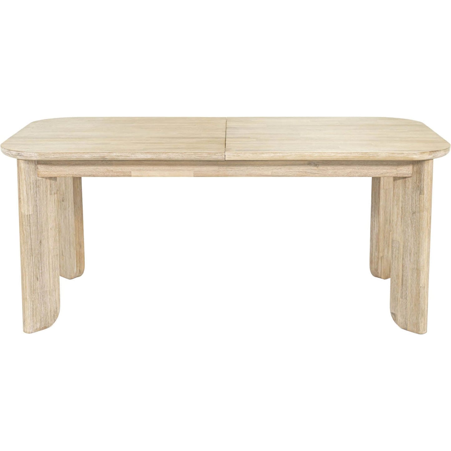 006 SI-2325068 | Unknown | Haru Extension Dining Table (70"/102") by LH Imports in beige and sand wash. Made from acacia in a unique style.