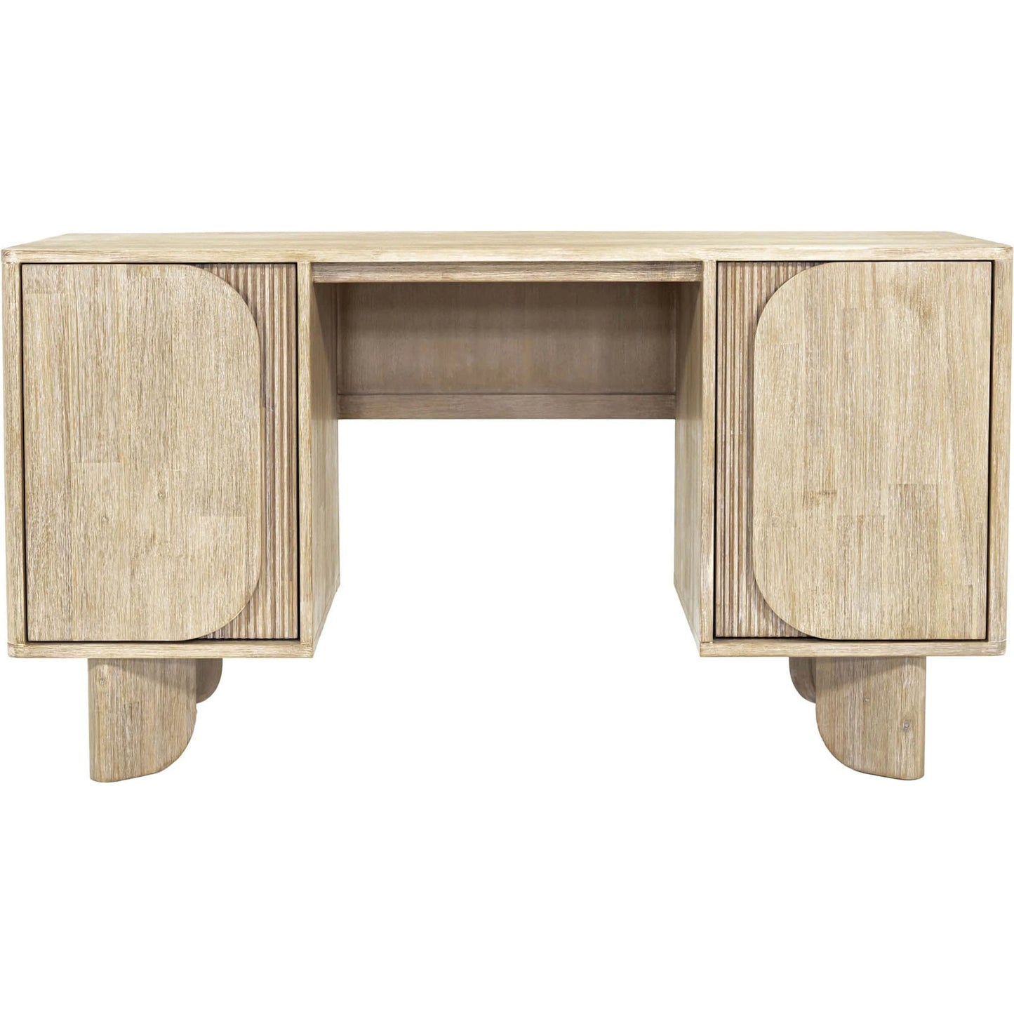 002 SI-2325069 | Unknown | Haru Desk by LH Imports in beige and sand wash. Made from acacia, acacia veneer, mdf in a unique style.