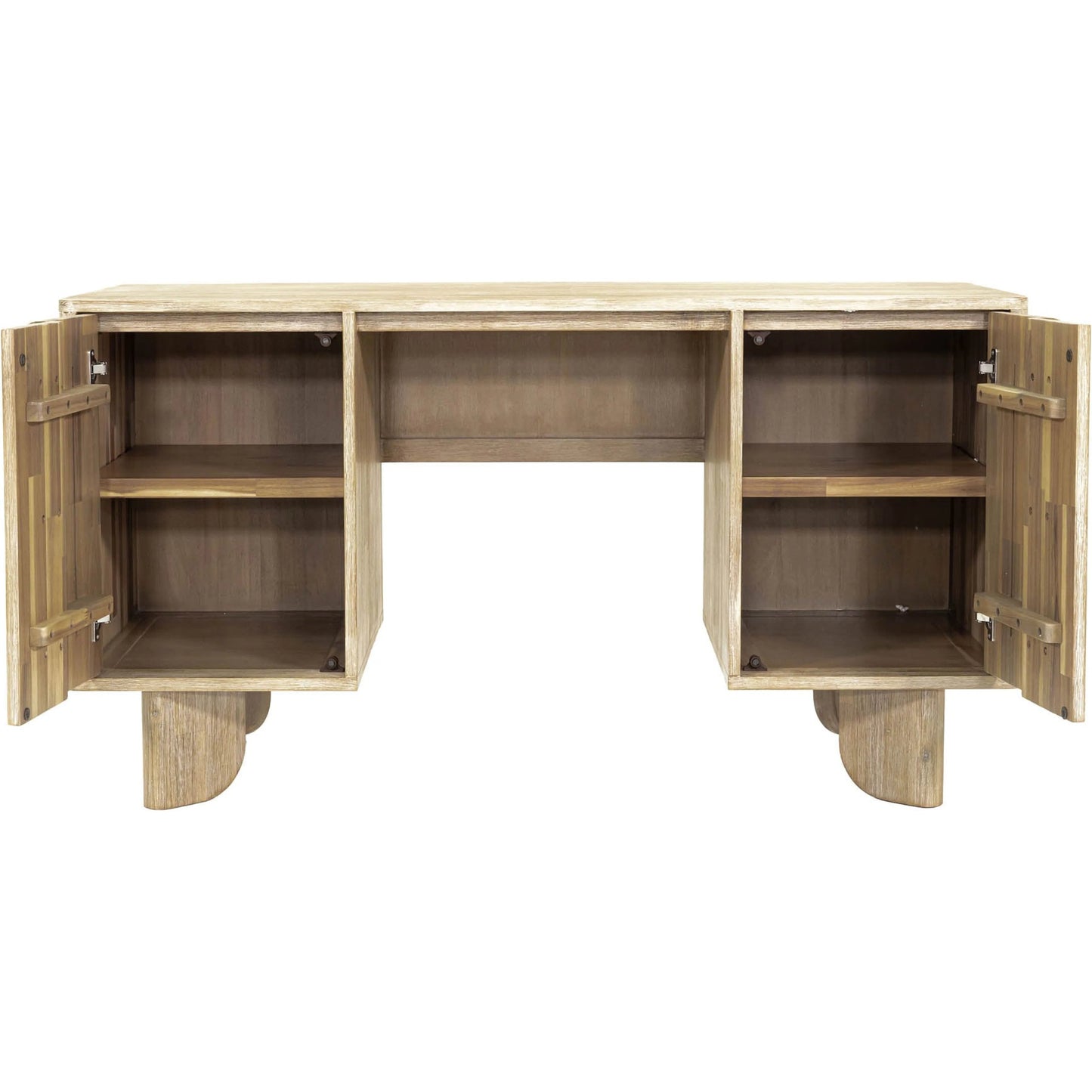 006 SI-2325069 | Unknown | Haru Desk by LH Imports in beige and sand wash. Made from acacia, acacia veneer, mdf in a unique style.