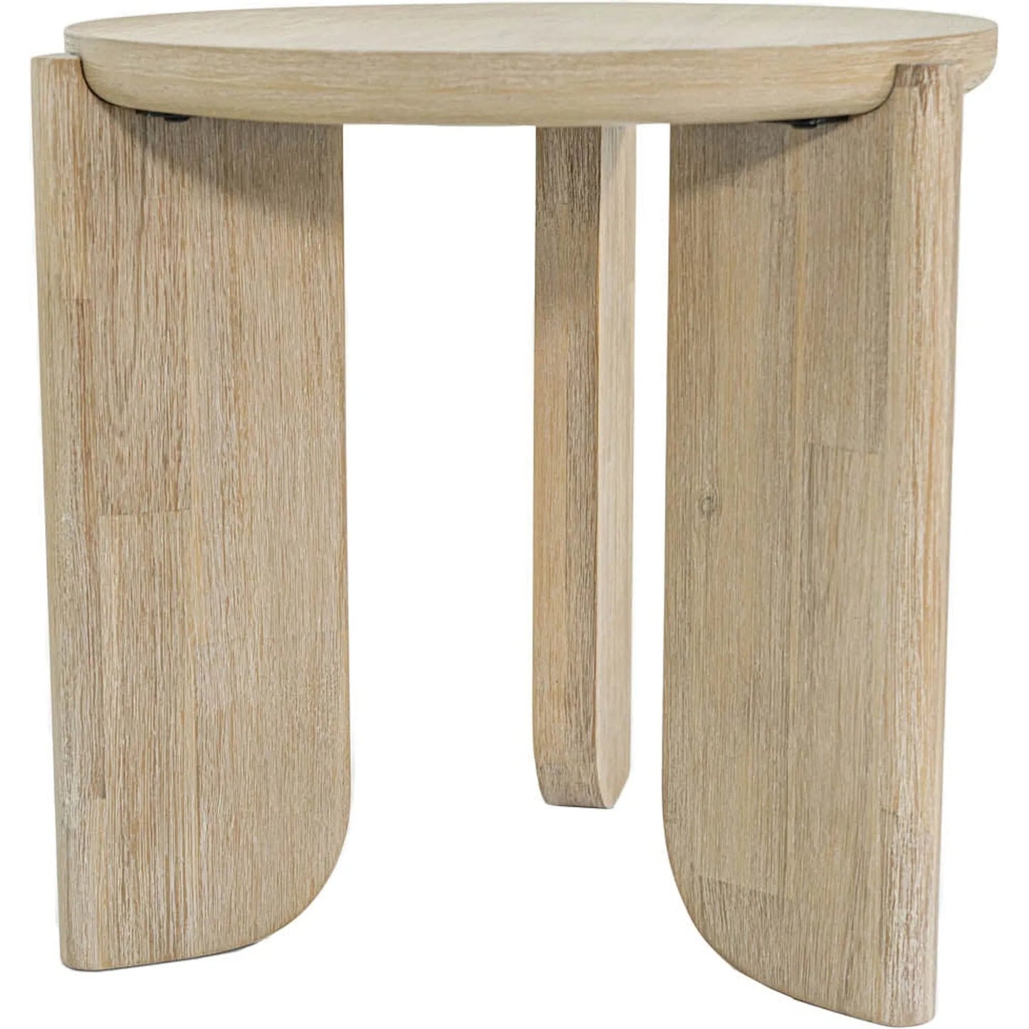 006 SI-2325072 | Unknown | Haru Side Table by LH Imports in beige and sand wash. Made from acacia in a unique style.
