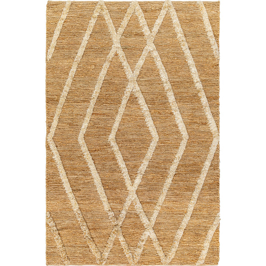 001 SI-1917553,SI-1917554,SI-1917555 | Primary Silo | Hadley HDE-2300 Indoor/Outdoor Rug by Surya in tan. Made from main: 100% jute in a unique style.
