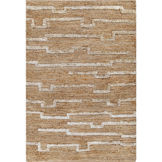 001 SI-1917556,SI-1917557 | Primary Silo | Hadley HDE-2301 Indoor/Outdoor Rug by Surya in tan. Made from main: 100% jute in a unique style.