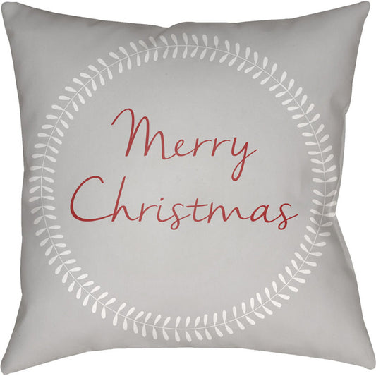 Merry Christmas II Pillow - 7571 by Livabliss. Made from front: 100% polyester, back: 100% polyester in a traditional style.