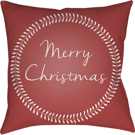 Merry Christmas II Pillow - 7571 by Livabliss. Made from front: 100% polyester, back: 100% polyester in a traditional style.
