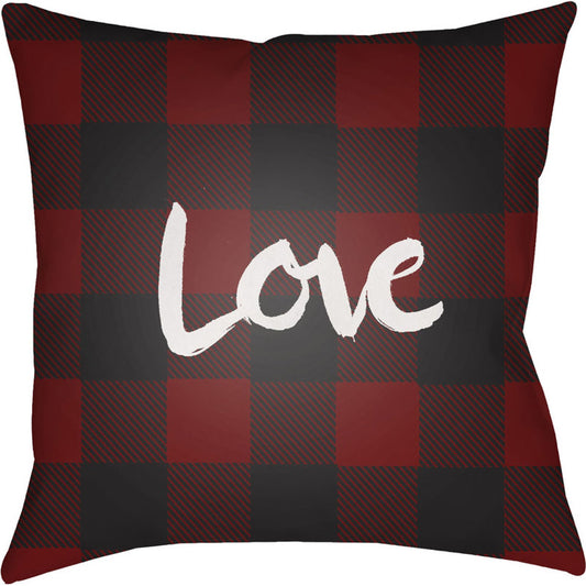 Love II Pillow - 7054 by Livabliss. Made from front: 100% polyester, back: 100% polyester in a modern style.
