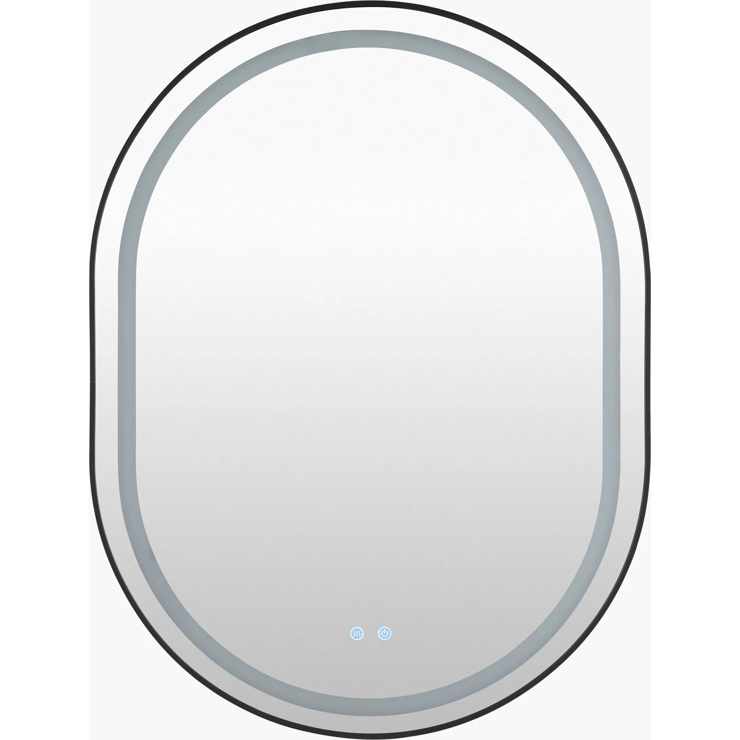 000 SI-2632178 | Primary Silo | Hena Vanity Mirror by Livabliss in black and matte black. Made from aluminum in a unique style.