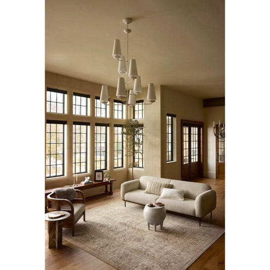 Heritage HER-04 Rug by Loloi in ivory, natural. Made from 90% bi-constituent fiber (