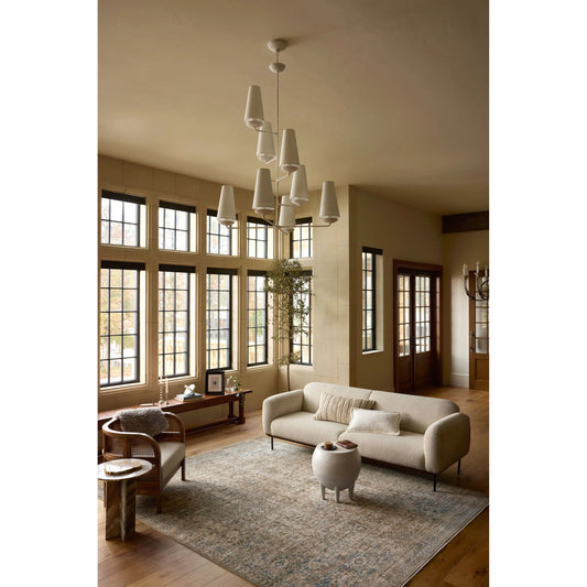 Heritage HER-05 Rug by Loloi in spa, earth. Made from 90% bi-constituent fiber (90%