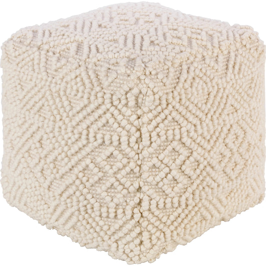 Hygge - 16767 by Livabliss in cream. Made from 40% cotton, 30% polyester, 30% wool, 100% polybeads, 100% cotton in a eclectic & global style.