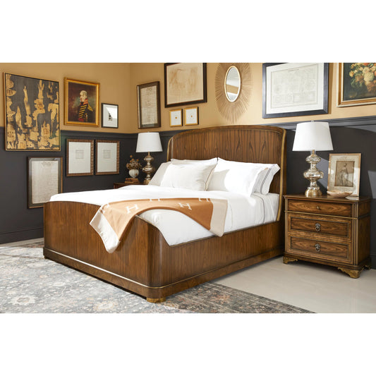 Viceroy Bachelors Chest by Jonathan Charles in viceroy brown santos. Made from local mahogany, celejeria veneer, brass, santos rosewood crown veneer in a traditional style.