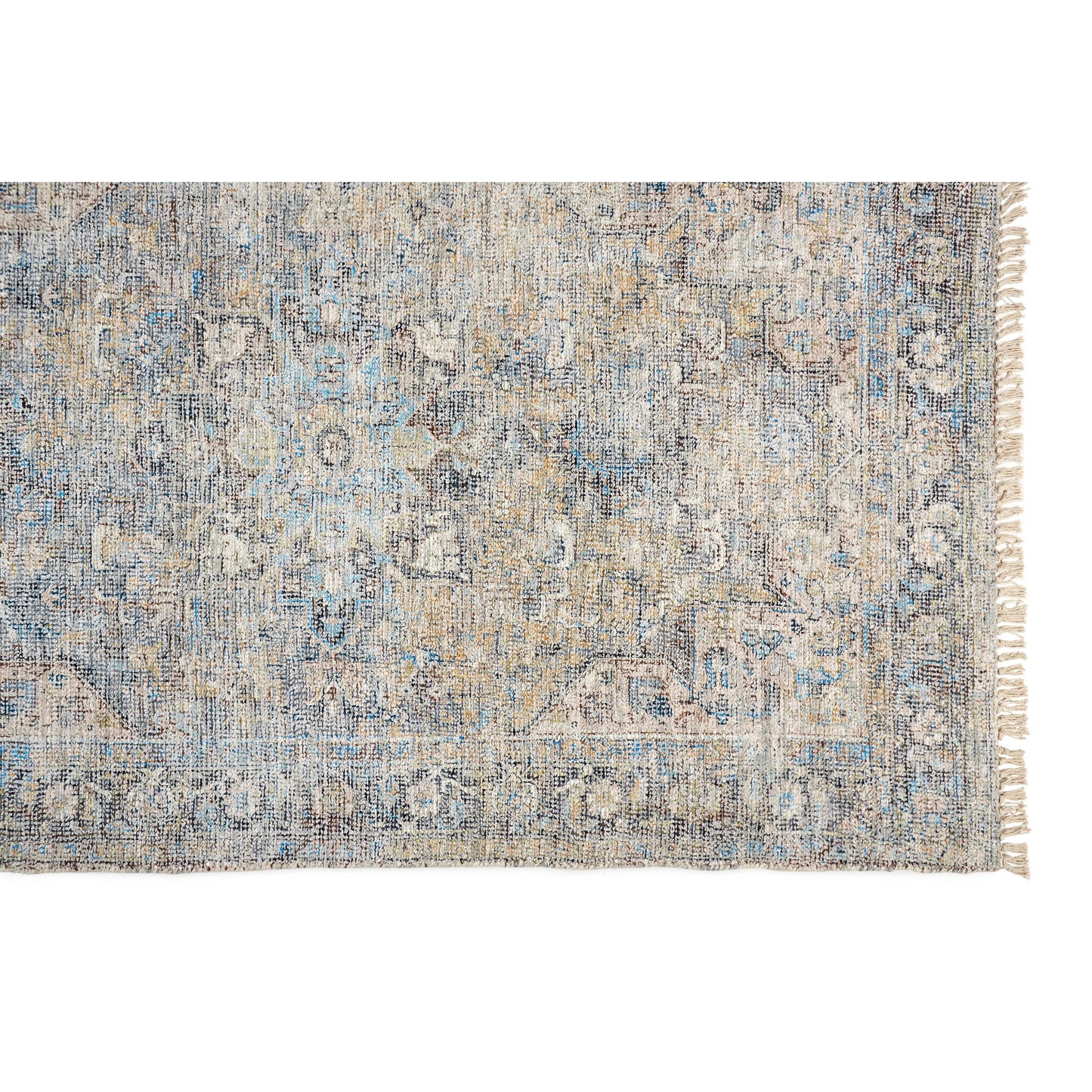 011 SI-1754240,SI-1754241,SI-1754242,SI-1754243,SI-1754244,SI-1754245 | Closeup | Caldwell Transitional Rug - 8802F by Feizy in blue, gray, tan. Made from wool, viscose in a unique style.