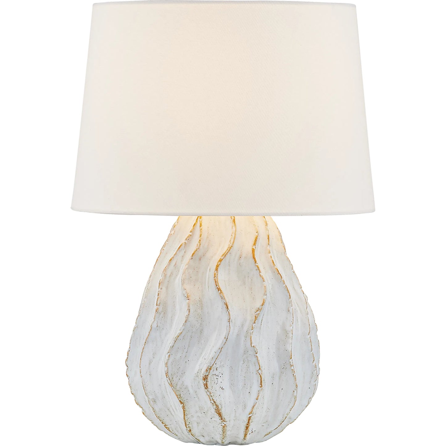 001 SI-2388262 | Primary Silo | Karla Table Lamp by Mitzi in aged brass, ceramic sea salt. Made from ceramic in a unique style.