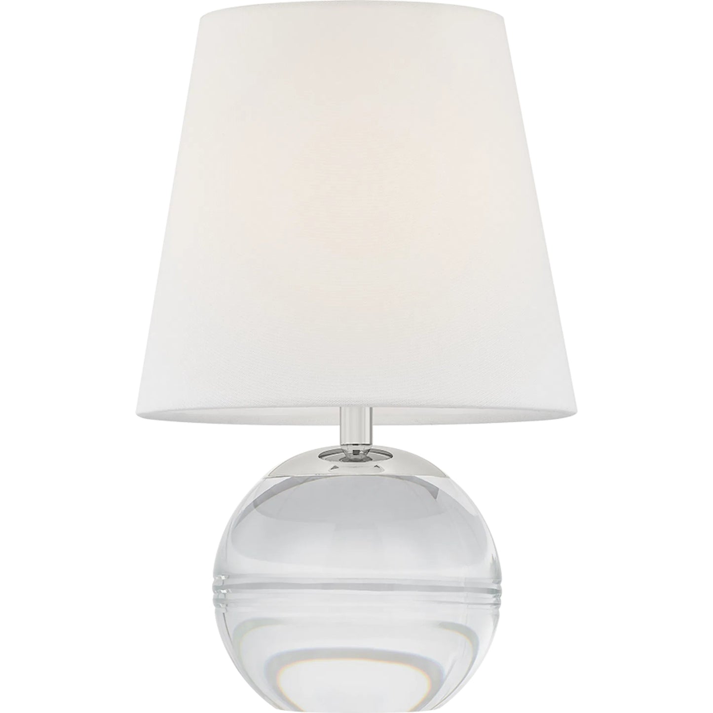 001 SI-2387229 | Primary Silo | Nicole Rechargeable Table Lamp by Mitzi in polished nickel. Made from crystal in a modern style.