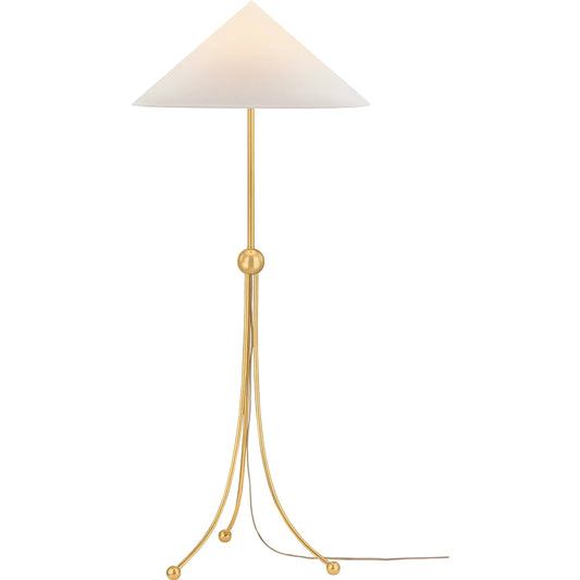 001 SI-2527937 | Primary Silo | Katya Floor Lamp by Mitzi in aged brass. Made from unique in a unique style.