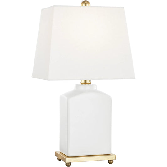 Brynn Table Lamp by Mitzi. Made from porcelain in a traditional style.