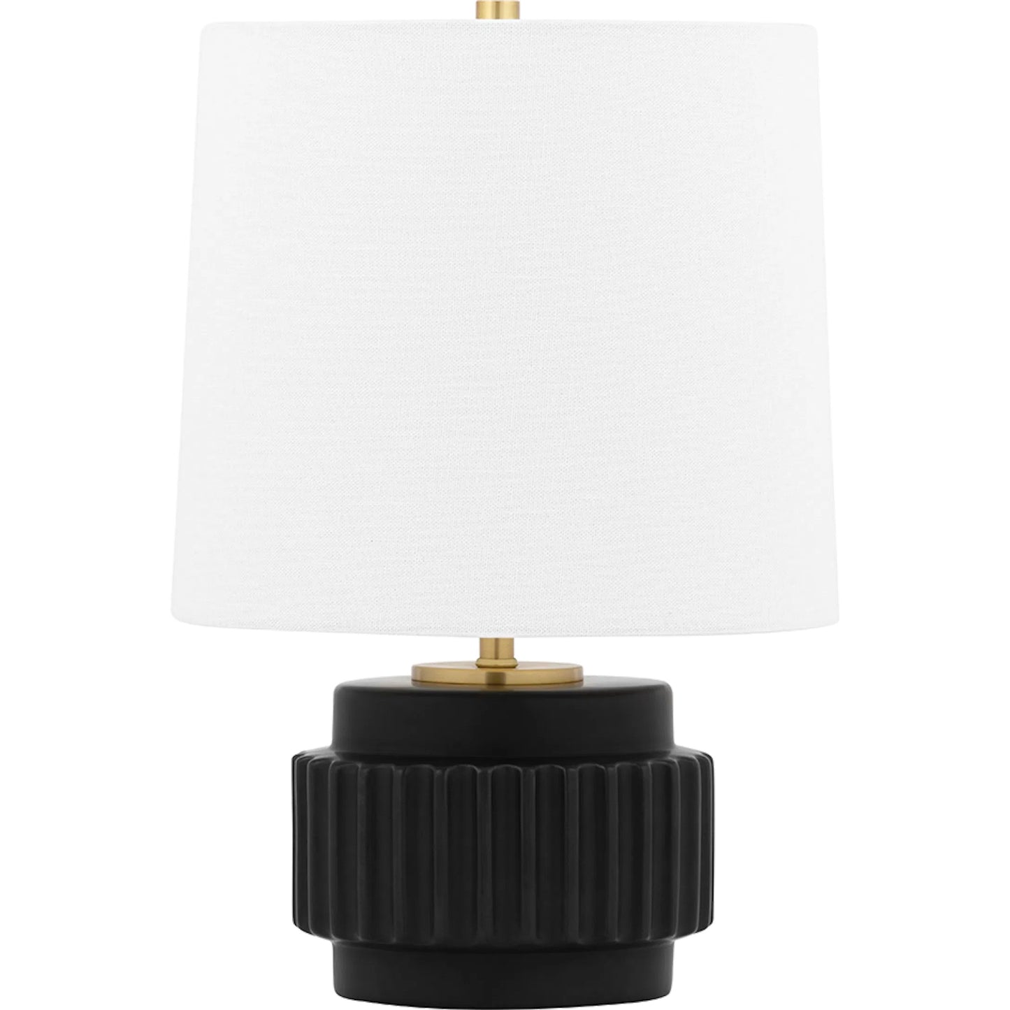 001 SR-860255 | Primary Silo | Kalani Table Lamp by Mitzi in matte black. Made from steel in a modern style.