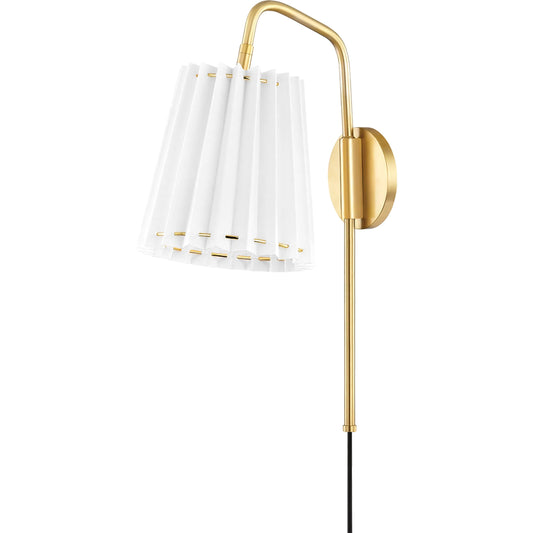 001 SI-1830934 | Primary Silo | Demi Portable Wall Sconce by Mitzi in soft black. Made from steel in a traditional style.