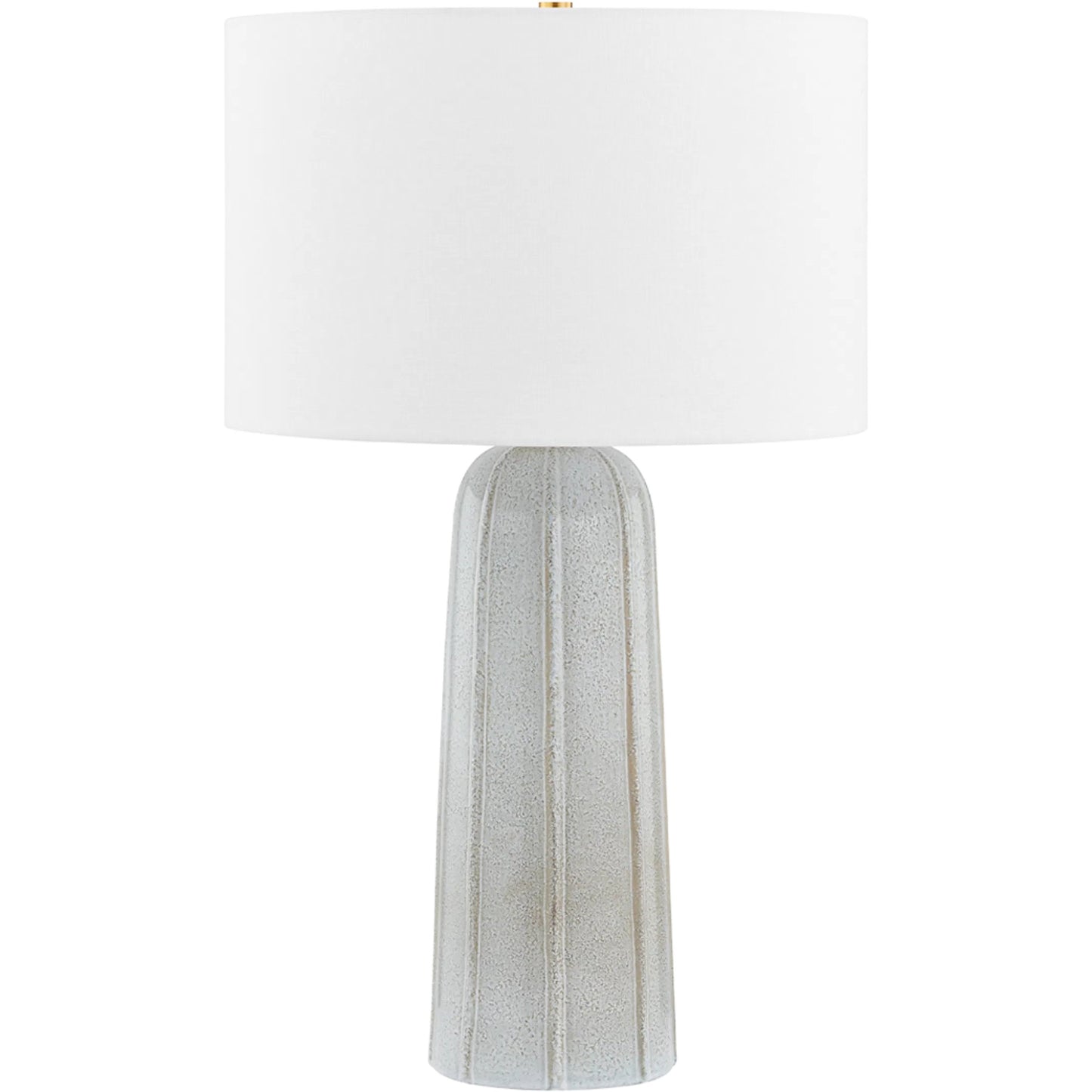 001 SI-2335773 | Primary Silo | Kel Table Lamp by Mitzi in aged brass, ceramic reactive ash. Made from ceramic in a transitional style.