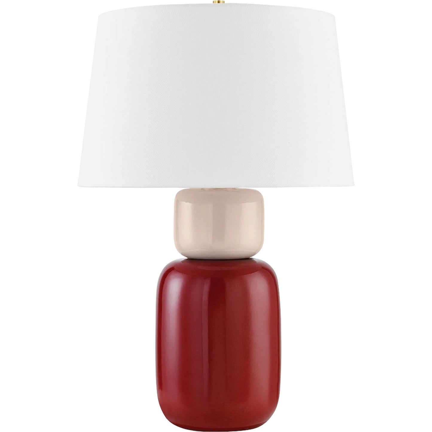 001 SI-2335639 | Primary Silo | Batya Table Lamp by Mitzi in aged brass, ceramic bordeaux blush. Made from ceramic in a eclectic & global style.