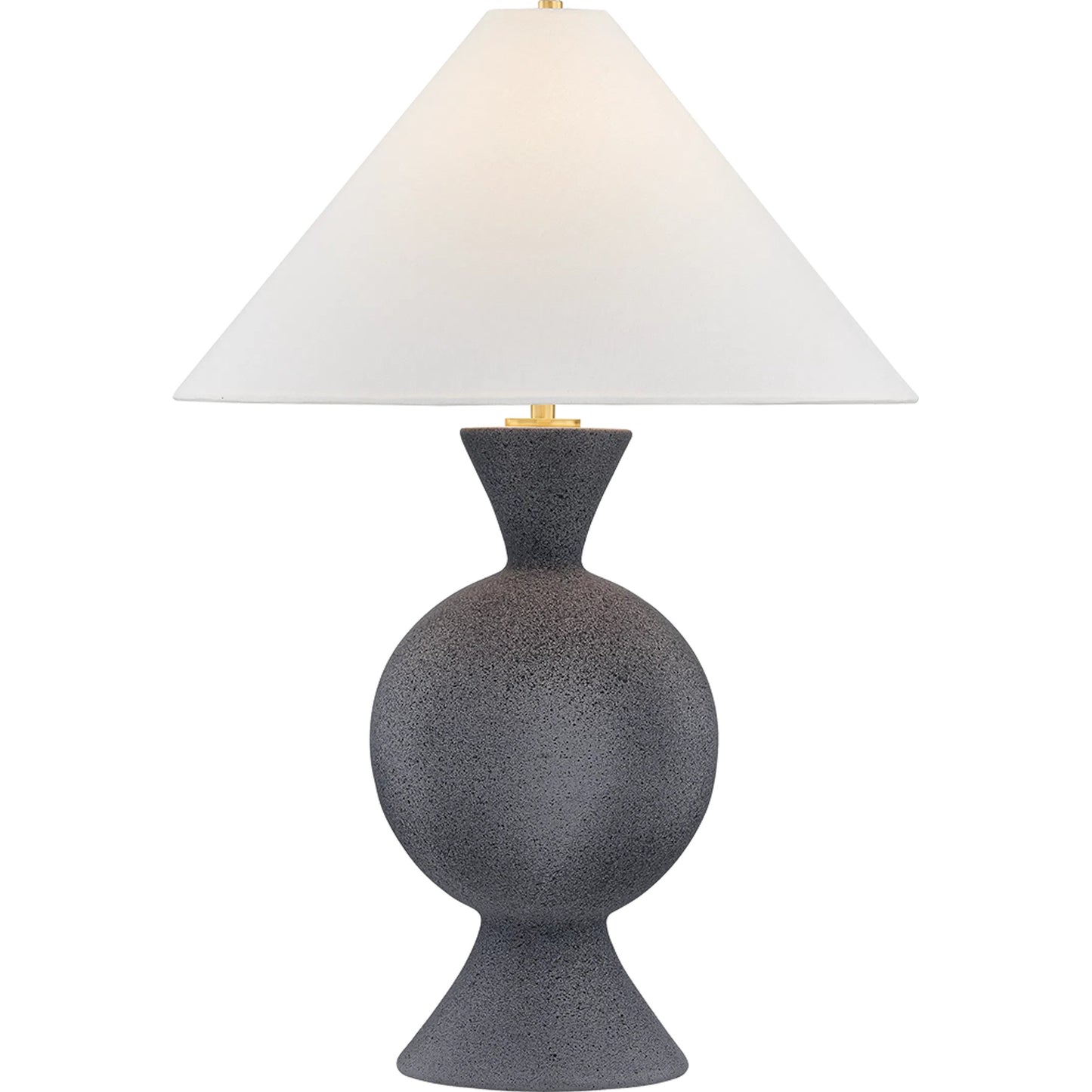 001 SI-2388470 | Primary Silo | Zadeh Table Lamp by Mitzi in aged brass, ceramic pale midnight. Made from ceramic in a eclectic & global style.