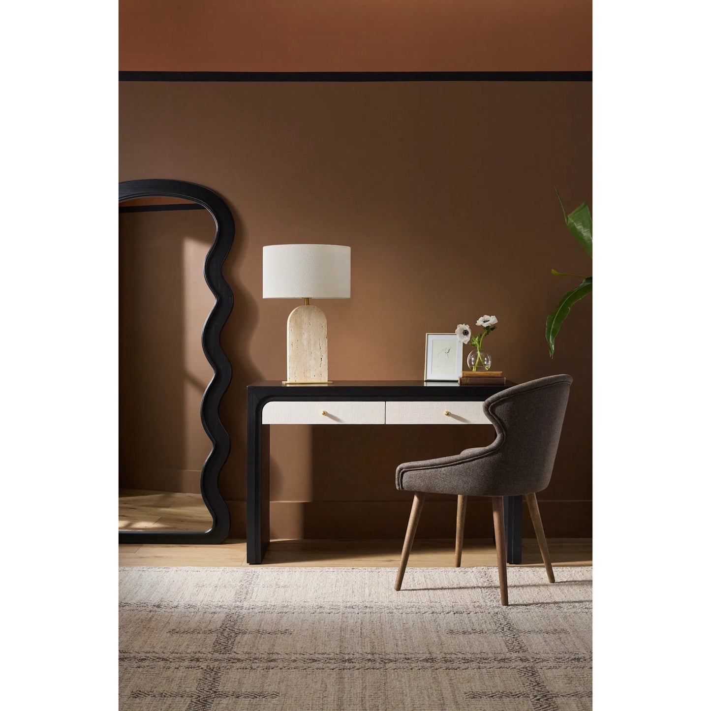 006 SI-2244429 | Lifestyle | Helene Console Table 540227 by Surya in lacquered. Made from oak in a modern style.