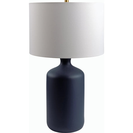 Helix Table Lamp - 500323 by Surya. Made from ceramic, linen, metal in a modern style.