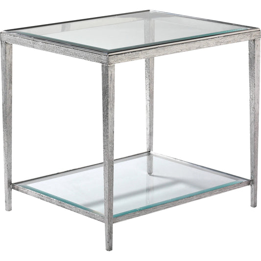 Jinx Rectangular Side Table by Maitland-Smith. Made from unique in a modern style.